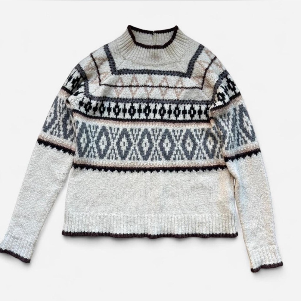 American Eagle Outfitters Winter Statement Sweater Nordic, Fair Isle